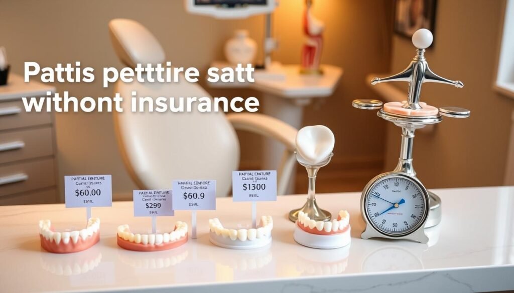 how much do partial dentures cost without insurance