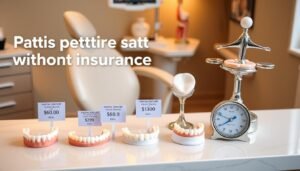 how much do partial dentures cost without insurance