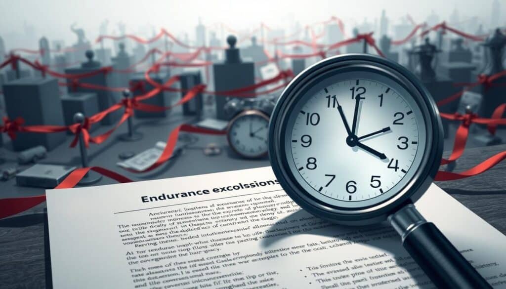 Endurance exclusions