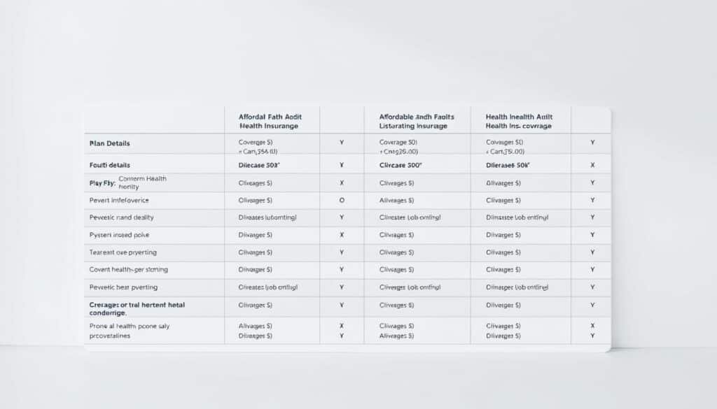 affordable health insurance options comparison