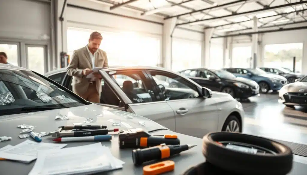 hail damage car insurance process