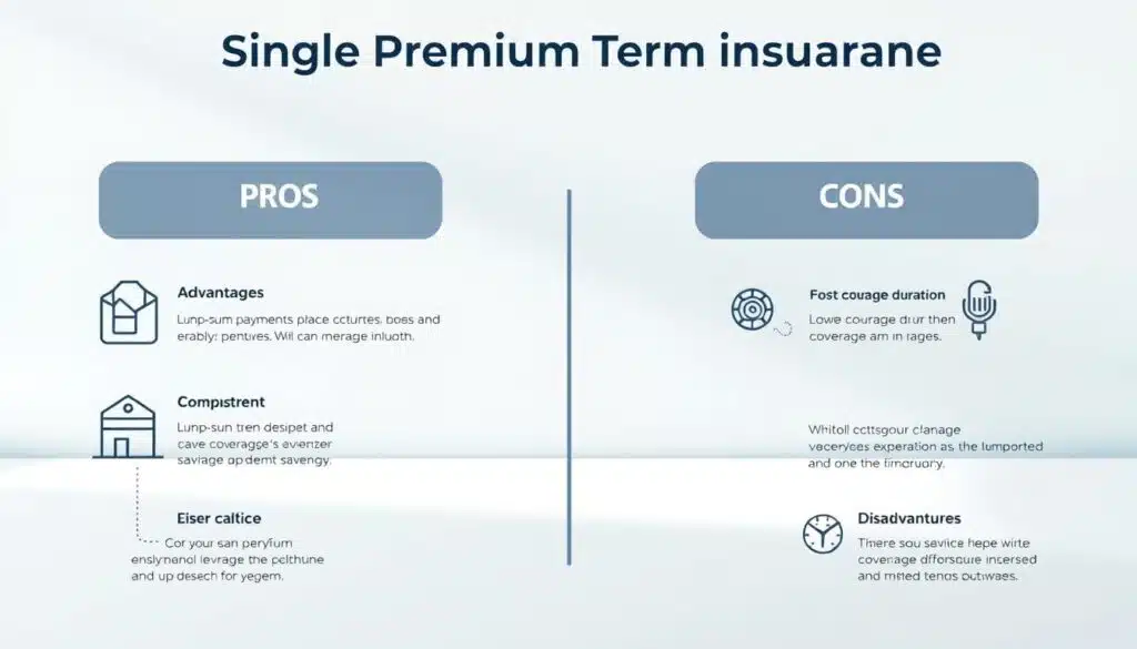single premium term insurance pros and cons